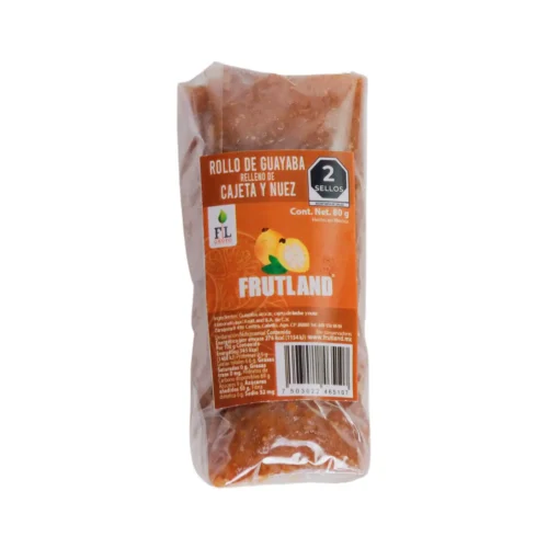 Rollo Relleno de Cajeta y Nuez (Chico) | 80g