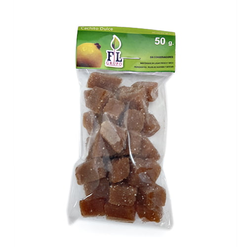 Cachitos de Ate de Guayaba con Confitado Dulce - 12 Piezas (50g c/u)