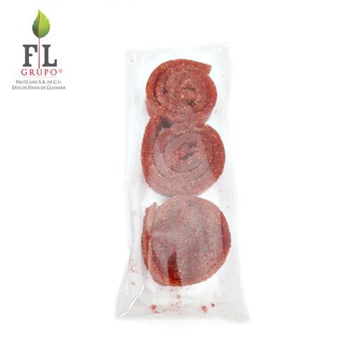 Espirales de Ate de Guayaba con Confitado de Chamoy - 12 Piezas (60g c/u)